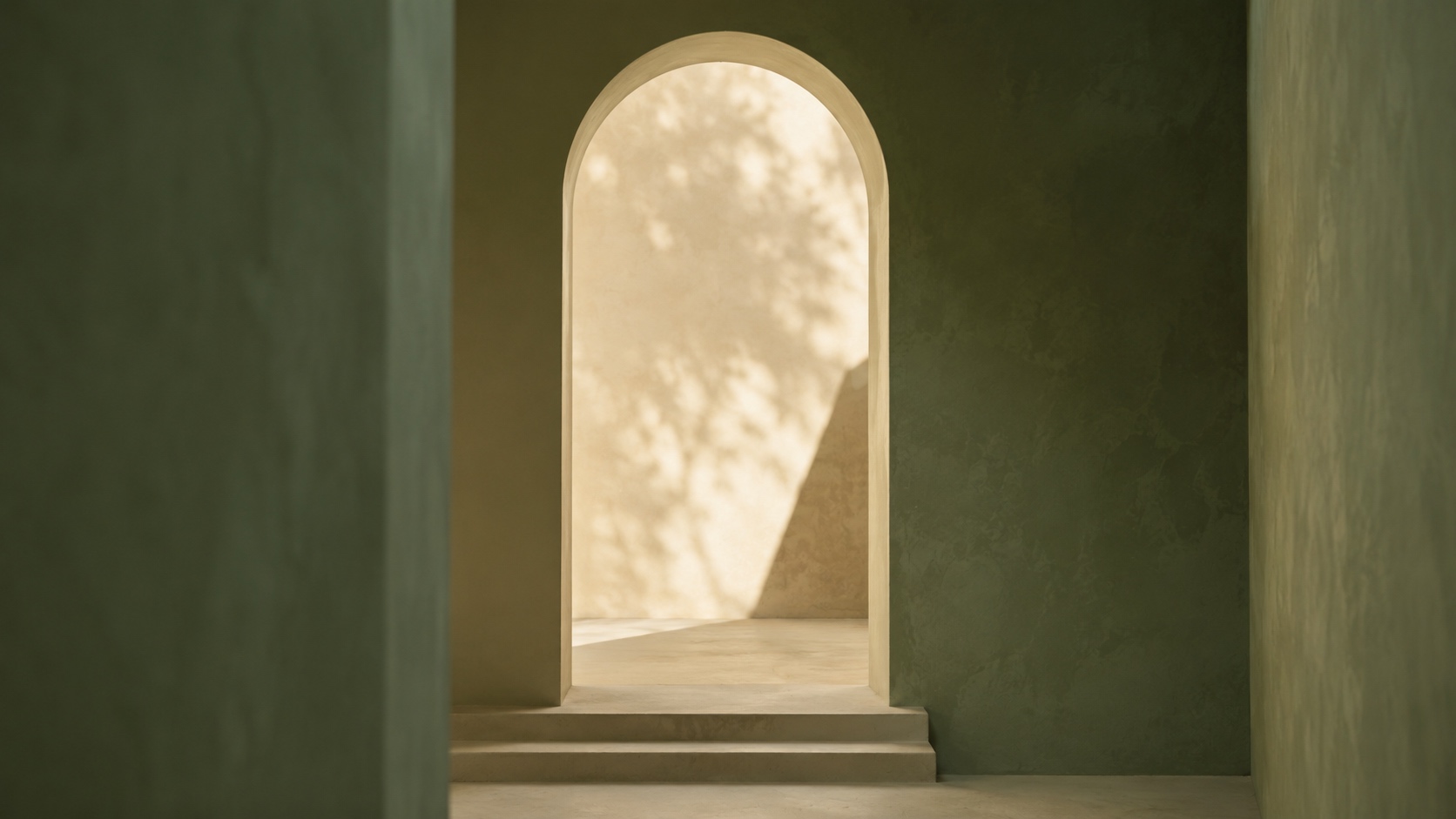 An open doorway into calm light — a clear path forward